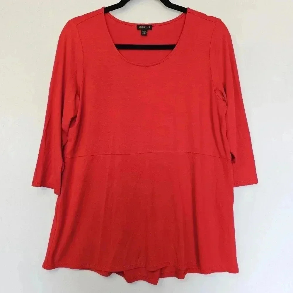 J.jill wearever collection red top size M PETITE